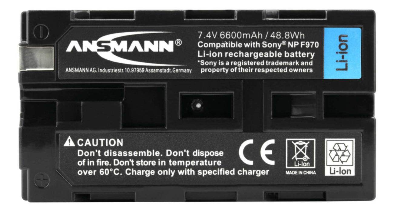 EAN 4013674120246 - Ansmann A-Son NP-F970 Polímero de litio 6600 mAh imagen 3