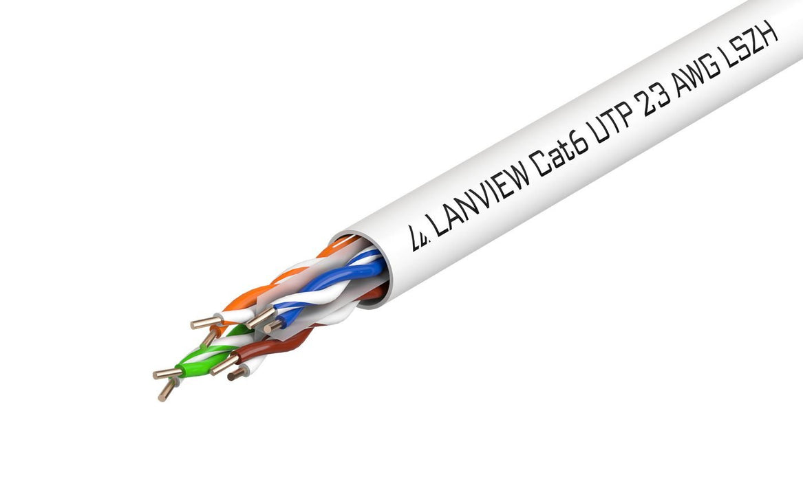 EAN 5704174318545 - Lanview LVN122112 cable de red Blanco 305 m Cat6 U/UTP (UTP) imagen 1