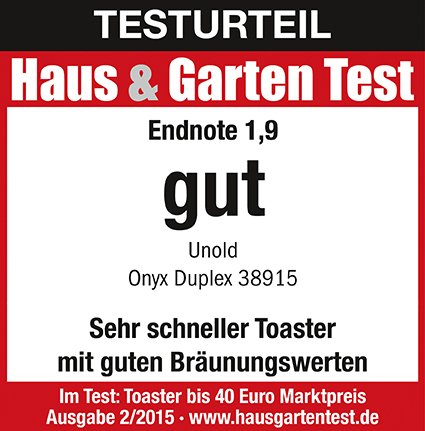 EAN 4011689389153 - Unold Onyx Duplex 4 rebanada(s) 1180 W Negro, Acero inoxidable imagen 8