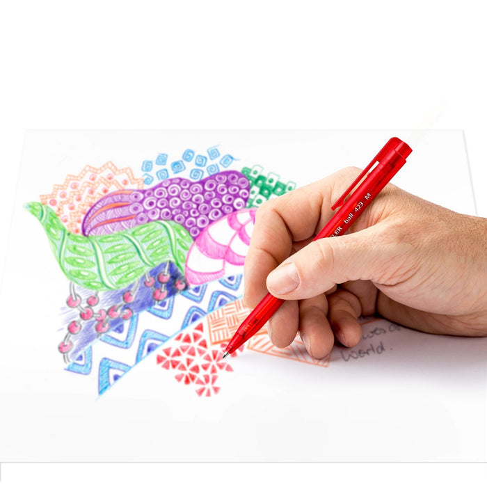 EAN 4007817423097 - Staedtler 42335MPB8 bolígrafo Negro, Azul, Verde, Magenta, Rojo, Violeta Bolígrafo de punta retráctil con imagen 4