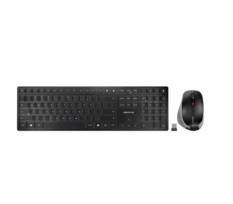 EAN 4025112091902 - CHERRY DW 9500 SLIM teclado Ratón incluido Universal RF Wireless + Bluetooth QWERTY Español Negro, Gris imagen 1