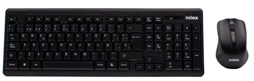 EAN 8436556146152 - Nilox NXKMWE0001 teclado Ratón incluido Universal RF inalámbrico QWERTY Español Negro imagen 2