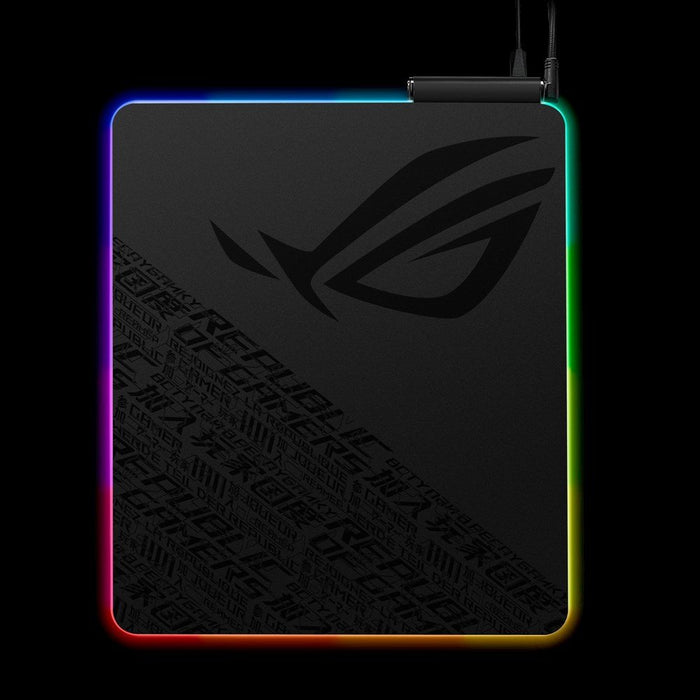 EAN 4718017059886 - ASUS ROG Balteus Qi Alfombrilla de ratón para juegos Negro imagen 3