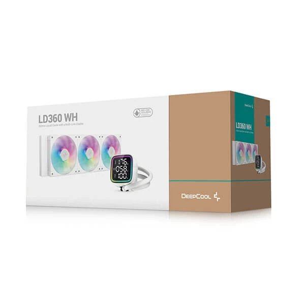 EAN 6933412728740 - DeepCool LD360 White Procesador Sistema de refrigeración líquida todo en uno 12 cm Blanco 1 pieza(s) imagen 6