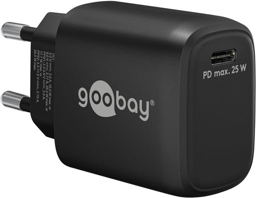 EAN 4040849653674 - Goobay 65367 cargador de dispositivo móvil Portátil, Smartphone, Tableta Negro Corriente alterna Interior imagen 1
