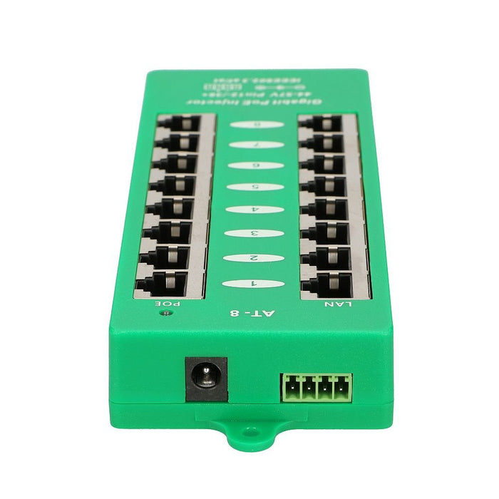 EAN 5903148912561 - Extralink ACTIVE POE INJECTOR 8 PORT GIGABIT 802.3AT/AF MODE A - 1 Gbps - 8-Port Gigabit Ethernet 48 V imagen 5