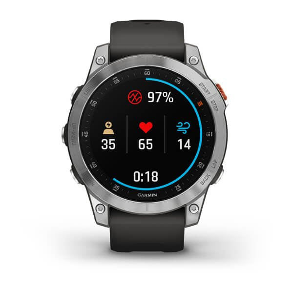 EAN 0753759281007 - Garmin epix 3,3 cm (1.3") AMOLED 47 mm Digital 416 x 416 Pixeles Pantalla táctil Plata Wifi GPS (satélite imagen 4