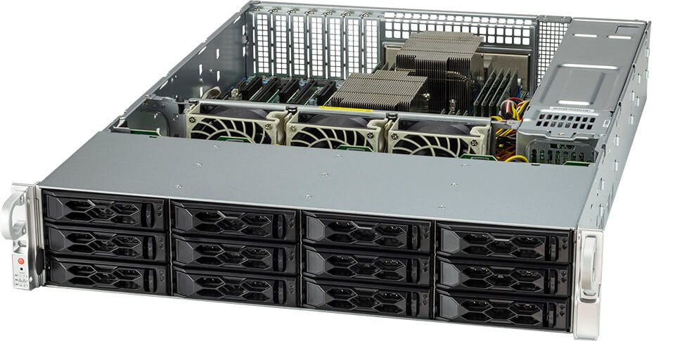EAN 672042450015 - Supermicro AS-2024S-TR servidor barebone Socket SP3 Bastidor (2U) Negro imagen 1