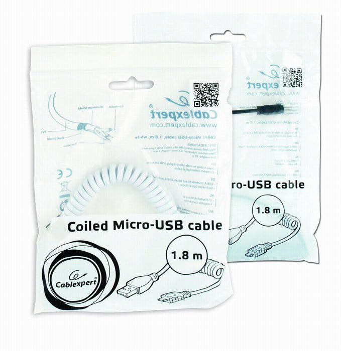 EAN 8716309096676 - Gembird CC-MUSB2C-AMBM-6 cable USB 1,8 m USB A Micro-USB B Negro imagen 2