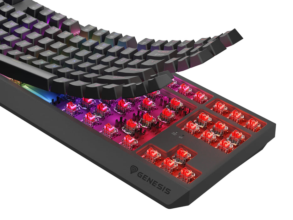 EAN 5901969443790 - GENESIS Thor 230 TKL teclado Juego USB + RF Wireless + Bluetooth QWERTY Gris imagen 14