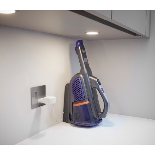 EAN 5035048712825 - Black & Decker BHHV520BFP aspiradora de mano Negro, Violeta Sin bolsa imagen 10