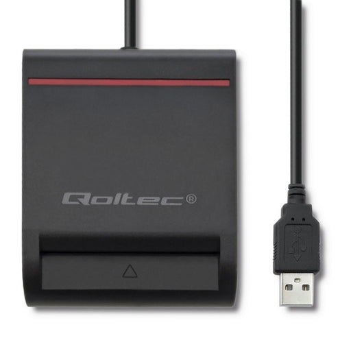 EAN 5901878506425 - Qoltec 50642 lector de tarjeta magnética USB Negro imagen 2