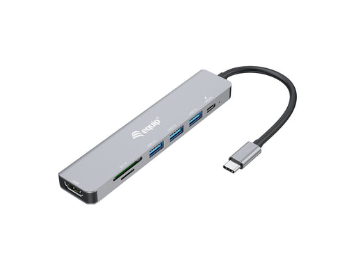 EAN 4015867234242 - Equip 133494 base para portátil y replicador de puertos Alámbrico USB 3.2 Gen 1 (3.1 Gen 1) Type-C Plata imagen 1