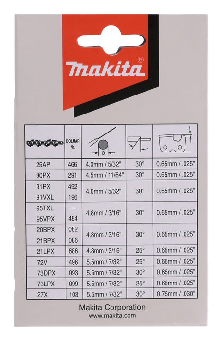 EAN 0088381562881 - Makita 191H02-6 cadena de sierras de repuesto imagen 4