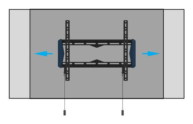 EAN 5019318308765 - B-Tech Elements Fixed 400 Flat 165,1 cm (65") Pared Negro, Azul imagen 7