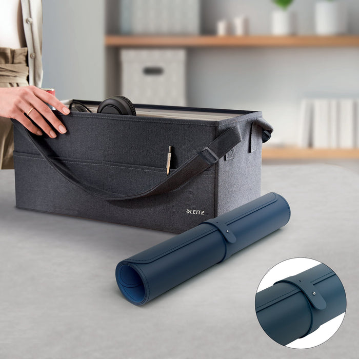 EAN 4002432141845 - Leitz 53820068 protector de escritorio Cloruro de polivinilo (PVC) Azul oscuro imagen 3