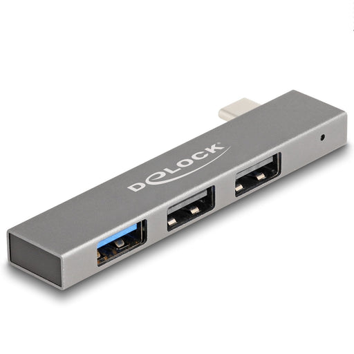 EAN 4043619642748 - DeLOCK 64274 base para portátil y replicador de puertos Acoplamiento USB 3.2 Gen 2 (3.1 Gen 2) Type-C Gri imagen 1