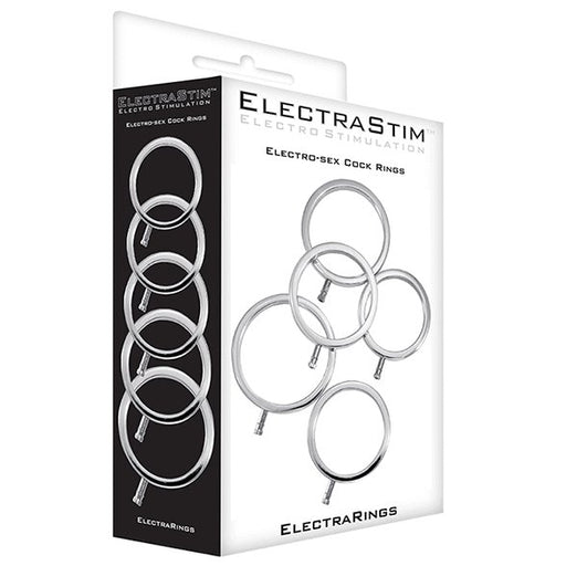 EAN 0609224031038 - ElectraStim Solid Metal Cock Rings Anillo para pene y testículos imagen 2