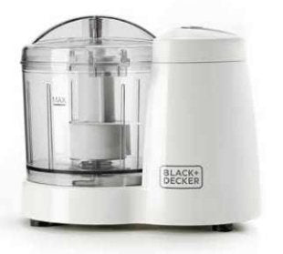 EAN 8432406250079 - Black & Decker BXCH120E picadora eléctrica de alimentos 0,35 L 120 W Transparente, Blanco imagen 1