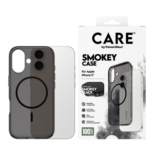 EAN 5715685026959 - PanzerGlass CARE by ® Flagship Case Urban Explorer Smokey w. Black MagSafe iPhone 17 funda para teléfono  imagen 2