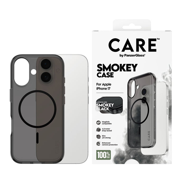 EAN 5715685026959 - PanzerGlass CARE by ® Flagship Case Urban Explorer Smokey w. Black MagSafe iPhone 17 funda para teléfono  imagen 2