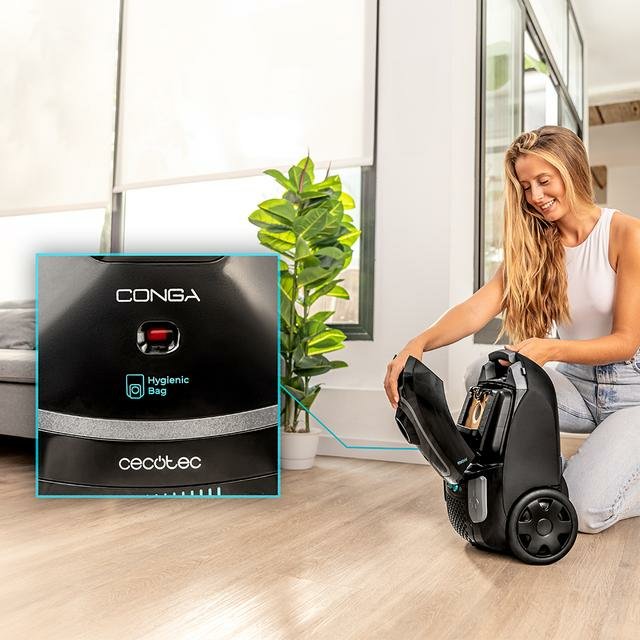 EAN 8435484085779 - Cecotec Conga Powerbag 4000 XL 4 L Aspiradora cilíndrica Secar 890 W Bolsa para el polvo imagen 5