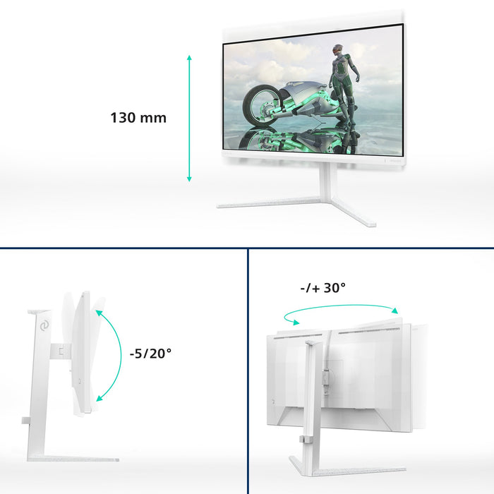 EAN 8721038001693 - Philips Evnia 27M2N3201A/00 pantalla para PC 68,6 cm (27") 1920 x 1080 Pixeles Full HD LCD Blanco imagen 4