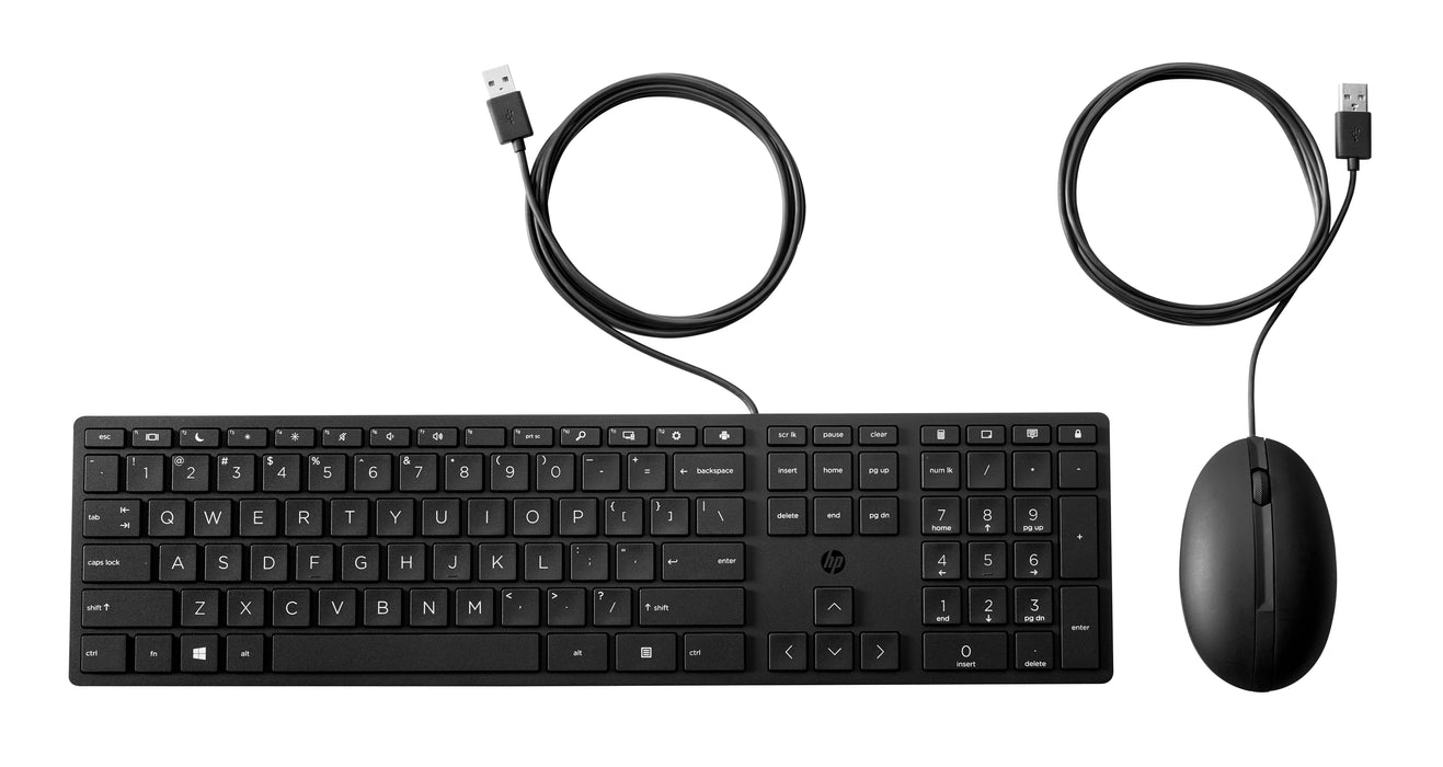 EAN 5715063731307 - HP Wired Desktop 320MK Mouse and Keyboard teclado Ratón incluido USB Negro imagen 1