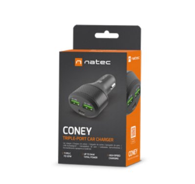 EAN 5901969436952 - NATEC Coney Universal Negro Encendedor de cigarrillos Carga rápida Auto imagen 6