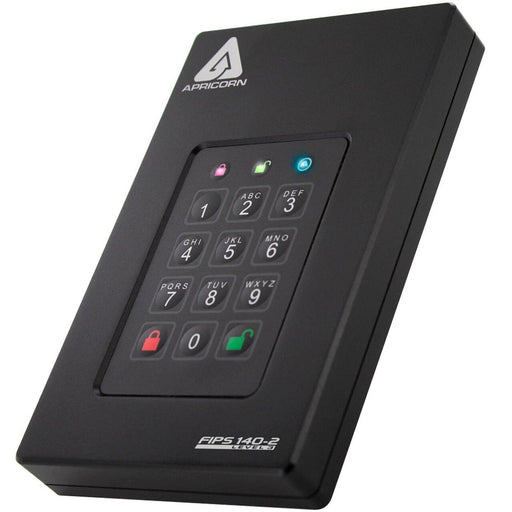 EAN 708326914758 - Apricorn AFL3-5TB disco duro externo 5400 RPM USB Type-A / USB Type-C 3.2 Gen 1 (3.1 Gen 1) Negro imagen 2