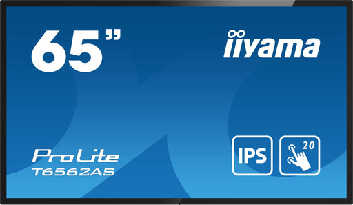 EAN 4948570120482 - iiyama T6562AS-B1 pantalla de señalización Panel plano interactivo 163,8 cm (64.5") IPS 500 cd / m² 4K Ul imagen 1