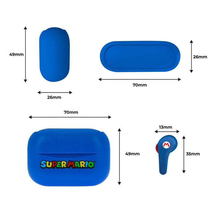 EAN 5055371623971 - OTL Technologies Super Mario Auriculares Inalámbrico Dentro de oído Llamadas/Música Bluetooth Azul imagen 9