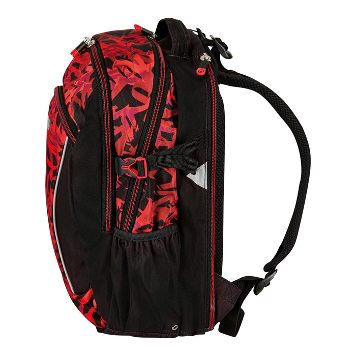 EAN 4008110344843 - Herlitz Ultimate Graffiti mochila Mochila deportiva Negro, Rojo Poliéster imagen 2