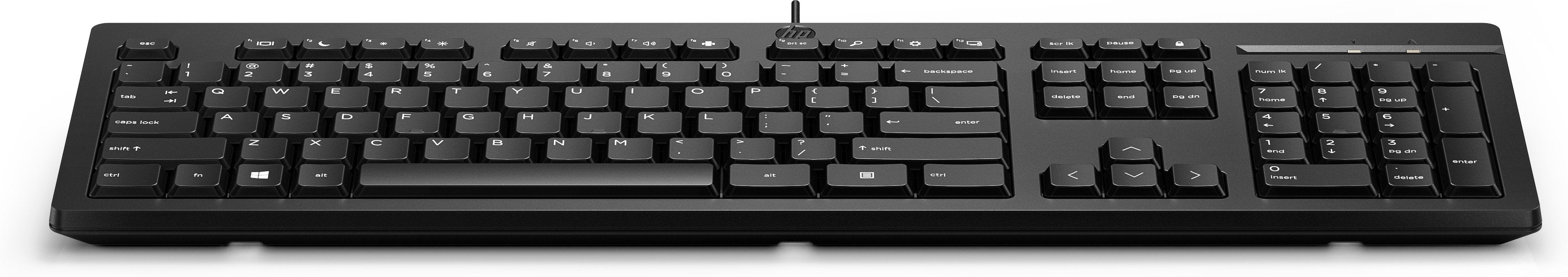 EAN 5715063017371 - HP 125 USB Wired Keyboard teclado Negro imagen 8