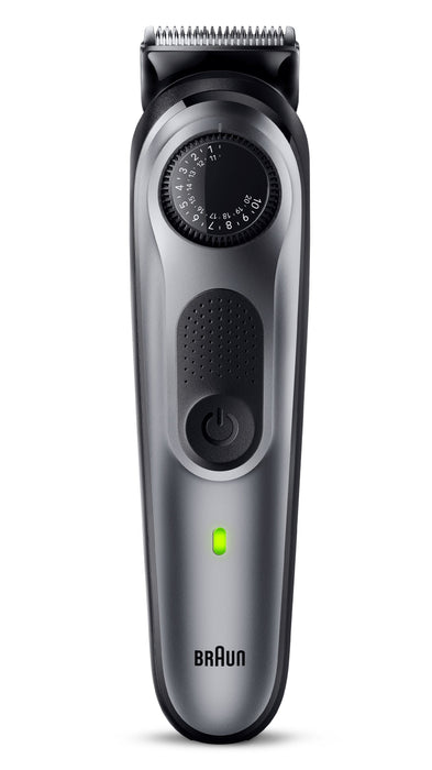 EAN 4210201448112 - Braun BeardTrimmer 5 80708228 depiladora para la barba Batería 40 2 cm Negro, Gris imagen 1