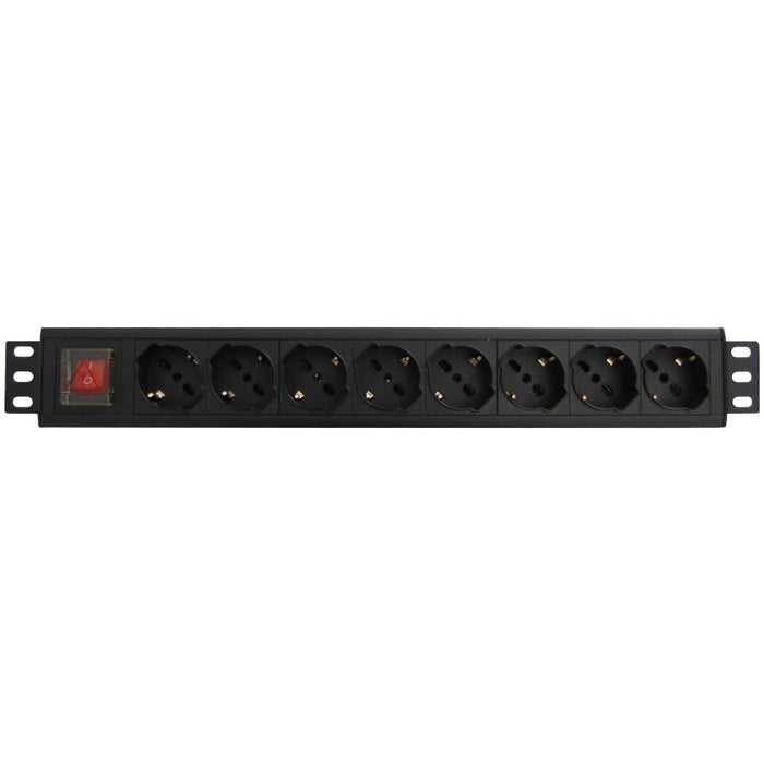 EAN 8056045871398 - WP WPN-PDU-I01-08 unidad de distribución de energía (PDU) 8 salidas AC 1.5U Negro imagen 1