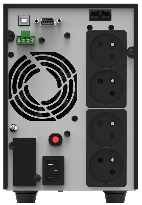 EAN 4260074982497 - PowerWalker VFI 2000 AT FR sistema de alimentación ininterrumpida (UPS) Doble conversión (en línea) 2 kVA imagen 3