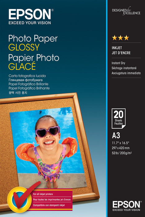 EAN 0010343907782 - Epson Photo Paper Glossy Brillo imagen 1
