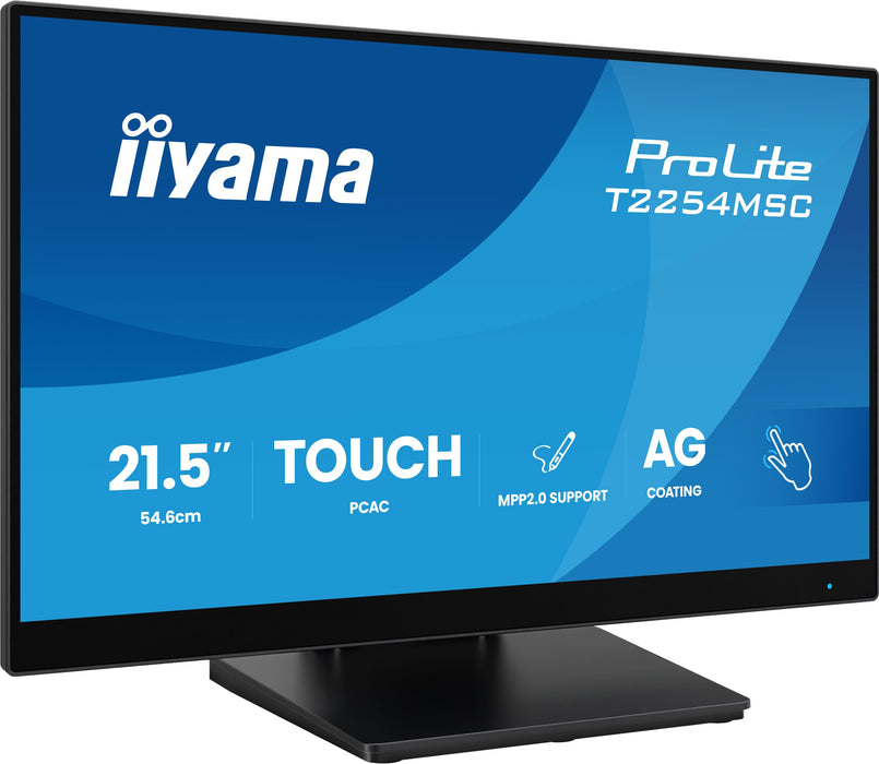 EAN 4948570125715 - iiyama T2254MSC-B2AG pantalla para PC 54,6 cm (21.5") 1920 x 1080 Pixeles Full HD LED Pantalla táctil Neg imagen 4