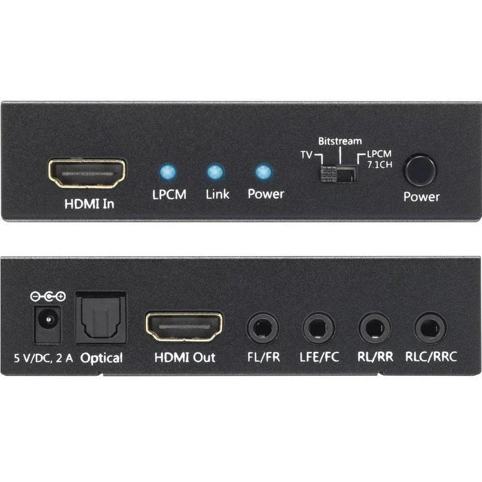 EAN 8054529025756 - Techly IDATA HDMI-EA74K convertidor de audio Negro imagen 4