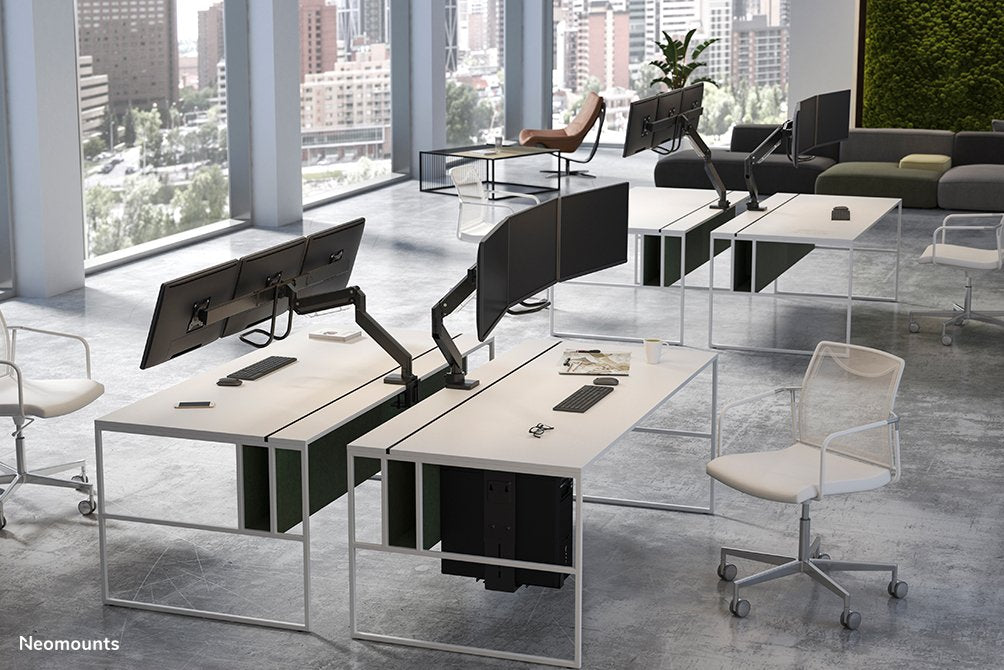 EAN 8717371447496 - Neomounts NM-D775DX3BLACK soporte para monitor 68,6 cm (27") Escritorio Negro imagen 14