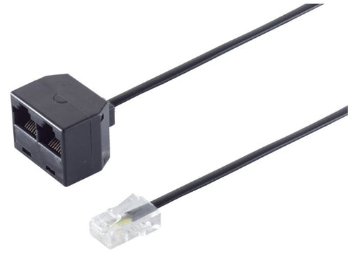 EAN 4017538712318 - S/CONN maximum connectivity 71231- cable telefónico 0,1 m Negro imagen 1