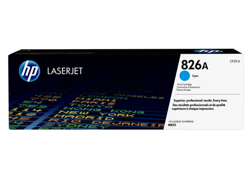 EAN 0887111323880 - HP 826A Cyan Original LaserJet Toner Cartridge cartucho de tóner 1 pieza(s) imagen 1