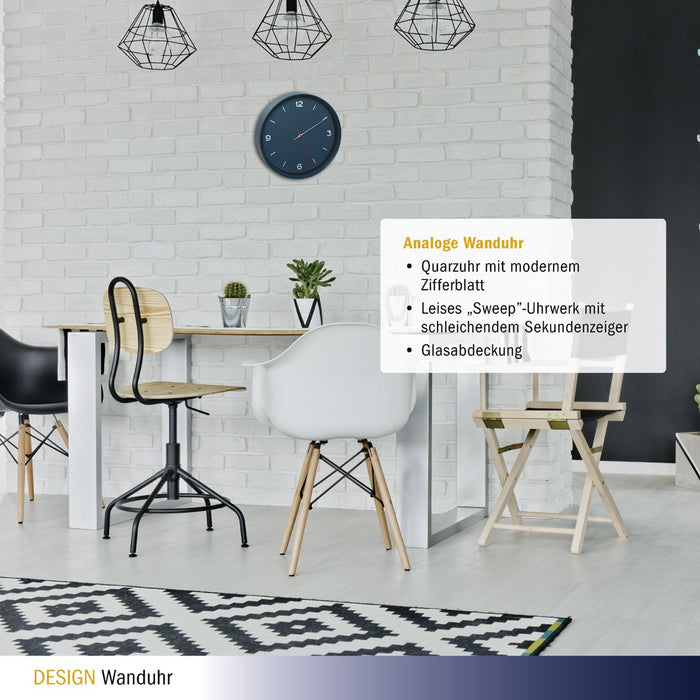 EAN 4009816034892 - TFA-Dostmann 60.3056.06 reloj de mesa o pared Reloj de cuarzo Alrededor Azul imagen 3