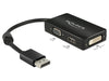 EAN 4043619626564 - DeLOCK 0.16m DisplayPort/VGA+HDMI+DVI 0,16 m VGA (D-Sub)+ HDMI + DVI Negro imagen 1