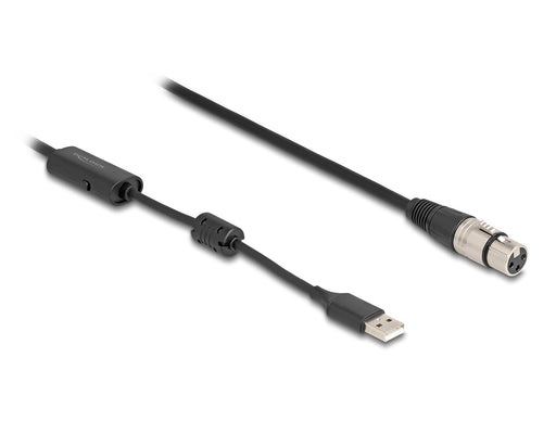 EAN 4043619841783 - DeLOCK 84178 cable de audio XLR (3-pin) USB tipo A Negro, Plata imagen 2