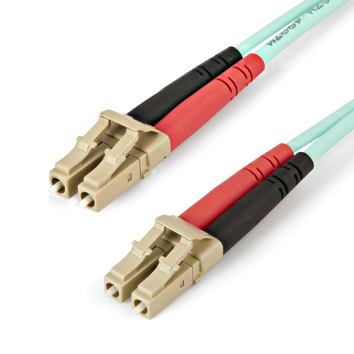 EAN 0065030870832 - StarTech.com 450FBLCLC1 Cable de fibra óptica e InfiniBand Color aguamarina imagen 1