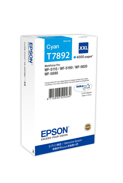 EAN 8715946529264 - Epson T7892 cartucho de tinta 1 pieza(s) Original Extra (Súper) alto rendimiento imagen 1