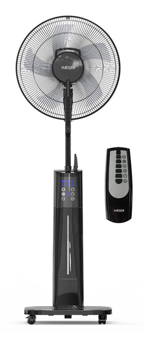 EAN 5608475034794 - Haeger HF-18R.002A ventilador Negro imagen 1