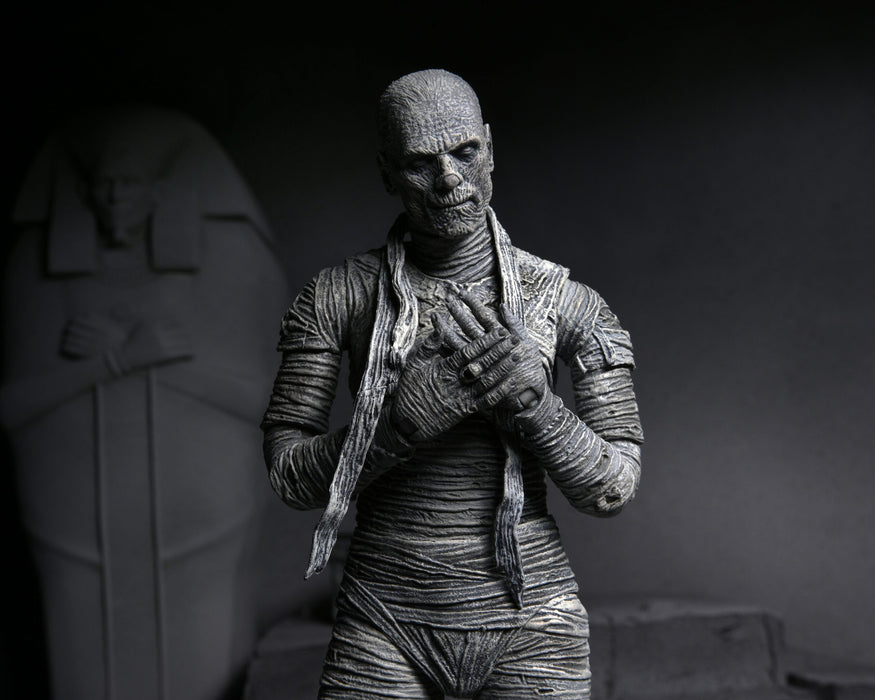 EAN 0634482048122 - NECA Ultimate Mummy (Black & White) imagen 2